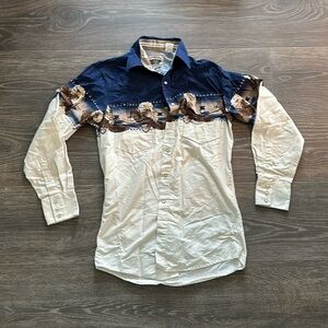 Vintage Cumberland Outfitters Eagle Button Up